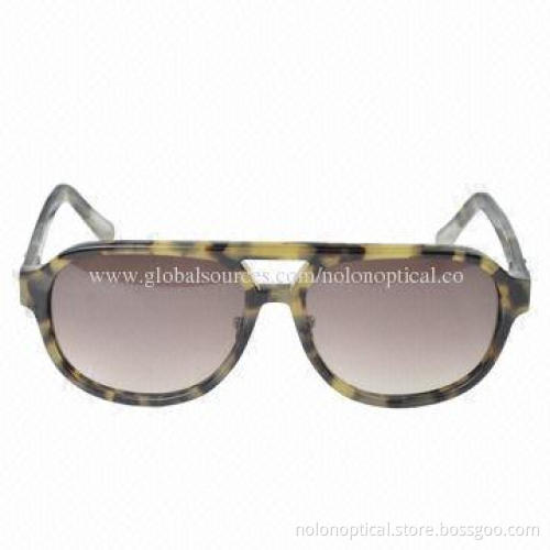 Classic Acetate Tortoise Sunglasses, Customized Logos Accepted